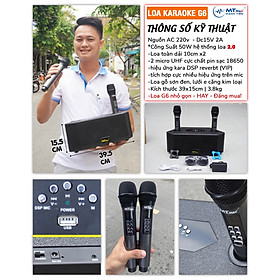 Mua Loa di động MTMAX G6 cao cấp nhỏ gọn hát karaoke cực hay hàng chính hãng