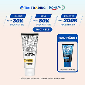 Sữa rửa mặt cho nam OXY sạch dịu nhẹ, sáng da OXY White Complete 100g