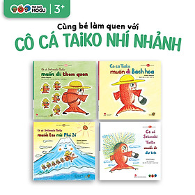 Truyện Ehon bé 3-4-5 tuổi - Bộ 4 cuốn Cô cá Taiko nhí nhảnh