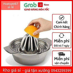 Mua Vắt cam bằng inox cao cấp có khay hứng nước