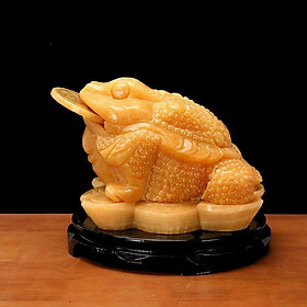 Mua Thiềm Thừ   Cóc Ngậm Tiền Đá Ngọc Hoàng Long - Dài 20cm nặng 4kg