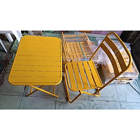 Mua Bàn xếp cafe  sắt sơn tĩnh điện mới nhất