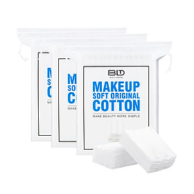 BLD beaked cotton cotton makeup remover cotton cleansing makeup hydrating double effect wash cotton 3 package natural cotton