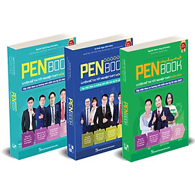 Combo PENBOOK Khối B - PENBOOK Luyện đề thi THPT Quốc Gia - Bộ 3 môn Toán, Hóa, Sinh - Bản 2021