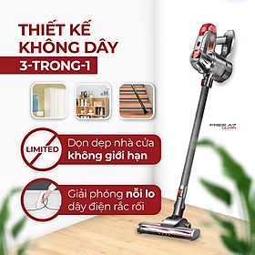 Mua Máy Hút Bụi Cầm Tay Không Dây UNIQ Free A7 Utra Đa Năng Pin Sạc Hút Giường Nệm Xe Hơi Lực Hút Mạnh - Hàng chính hãng