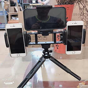 Mua Gậy LiveStream Tripods Live 3 in 1 Kèm 3 Kẹp Điện Thoại - Giá livestream tripods live 3 trong 1 để bàn 3 kẹp điện thoại