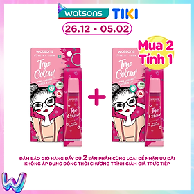 Son Dưỡng Có Màu Watsons Dành Cho Má Và Môi Pink Cherry 15ml