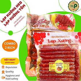 LẠP XƯỞNG TÔM VÀ LẠP XƯỞNG HEO TÂN LỘC PHÁT COMBO 2KG - MỖI LOẠI 1KG