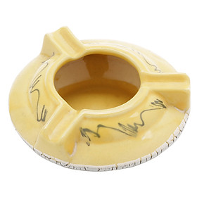 Gạt Tàn Rạn Dẹt Gốm Sứ Bát Tràng A275