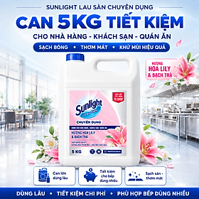 Thùng 2 Can Nước Lau Sàn Sunlight Chuyên Dụng 5kg Chính Hãng Unilever Cho Nhà Hàng Khách Sạn Quán Ăn