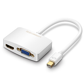 Mua Cáp chuyển miniDP sang HDMI và VGA dài 15CM UGREEN MD108 10427 - Hàng chính hãng