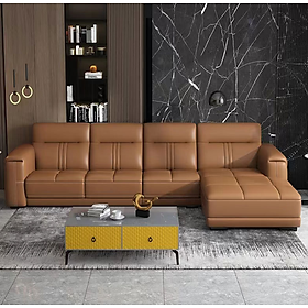 Bộ sofa phòng khách góc L cao cấp Juno Sofa kèm ghế đơn HDCT-18