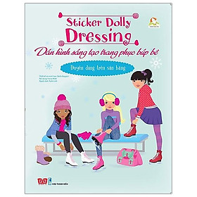 Sách Dán Hình Sáng Tạo Trang Phục Búp Bê - Duyên Dáng Trên Sân Băng