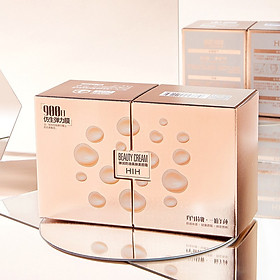 Kem nền che khuyết kháng nước dưỡng ẩm da HIH Beauty Cream Tặng kèm bông đánh phấn