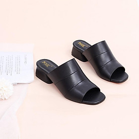 Guốc Cao Gót 3cm Bản Ngang Pixie X624 - Màu Đen,40