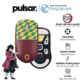 Mua Chuột không dây siêu nhẹ Pulsar X2H Medium Giyu Tomioka - Pulsar x Demon Slayer Limited Edition - Hàng Chính Hãng