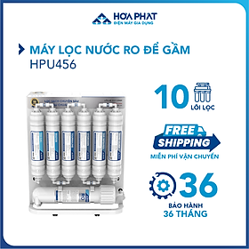 Máy lọc nước RO Hòa Phát HPU456 - Bảo hành 36 tháng - Hàng chính hãng