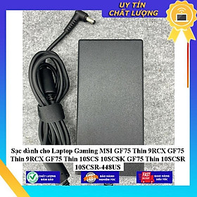 Sạc dùng cho Laptop Gaming MSI GF75 Thin 9RCX GF75 Thin 9RCX GF75 Thin 10SCS 10SCSK GF75 Thin 10SCSR 10SCSR-448US - Hàng Nhập Khẩu New Seal