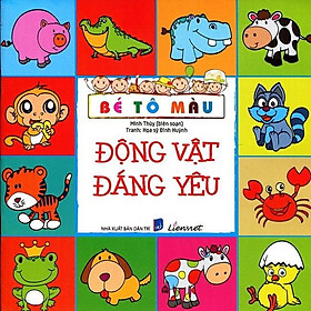 Sách Bé Tô Màu - Động Vật Đáng Yêu (Tái Bản 2018)