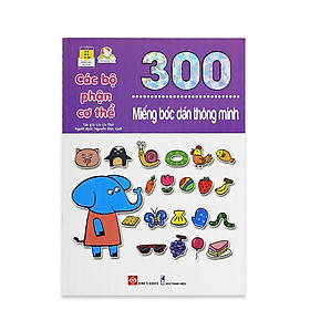 300 Miếng Bóc Dán Thông Minh - Các Bộ Phận Cơ Thể