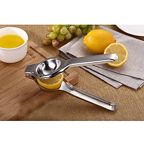 Juice Maker Squeezer Fruits Orange Citrus Lime Lemon Hand Held Manual Silver