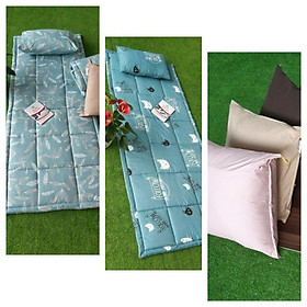 Mua nệm ngủ văn phòng nệm cho công nhân ở lại công ty 80x190x3cm có gối