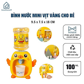 Bình Nước Mini Hình Chú Vịt Vàng Cho Bé, Đồ Chơi Máy Rót Nước Mini Dễ Thương Cho Trẻ Em - Chính hãng MINIIN 