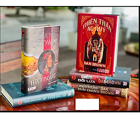 combo 5 cuốn Dan Brown] THIÊN THẦN VÀ ÁC QUỶ - BIỂU TƯỢNG THẤT TRUYỀN - PHÁO ĐÀI SỐ - HỎA NGỤC - ĐIỂM DỐI LỪA – Bách Việt (bìa cứng)