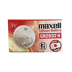 Pin chính hãng Maxell CR2032 Lithium 3V - Made In Japan dành cho đồng hồ, máy tính, smartkey, thiết bị điện tử... - 1 Viên