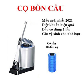 Cọ Chà Bồn Cầu Vệ Sinh Toilet Nhà Tắm Diệt Vi Khuẩn - Đầu Cọ Dùng Một Lần