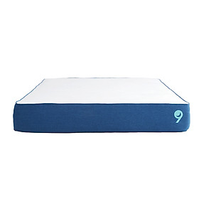 Nệm Foam Cao Cấp Ru9 Original 25cm Trắng Xanh, 3 Lớp Foam Nâng Đỡ Cơ Thể Tối Ưu