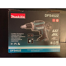MÁY VẶN VÍT DÙNG PIN 18V 490W (KHÔNG KÈM PIN VÀ ĐẾ SẠC) MAKITA DFS452Z - HÀNG CHÍNH HÃNG