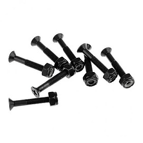 5x8pcs Replacement Skateboard Hardware Screw Set / Longboard Screws Nuts