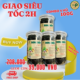 COMBO 4 HŨ RONG BIỂN CHÁY TỎI CAO CẤP TÂN LỘC PHÁT