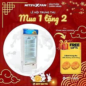 Mua Tủ Mát Cao Cấp MITSUXFAN MSSC-2599F 250 Lít  Digital Inverter  Công Nghệ LOW-E  Kính Cường Lực Kép - Hàng Chính Hãng