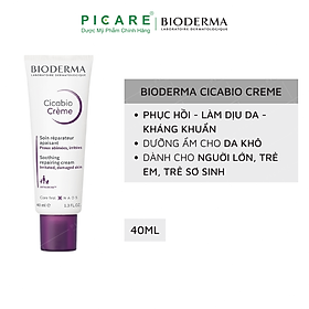 Kem Dưỡng Phục Hồi Da Tổn Thương Bioderma Cicabio Crème - 40ml