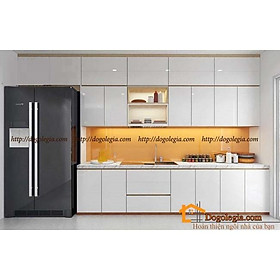 Mua Mẫu Tủ Bếp Gỗ Công Nghiệp Cánh Trắng Đẹp LG-TB036