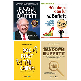 Combo Báo Cáo Tài Chính Dưới Góc Nhìn Của Warren Buffett(DT)+ Sách Lược Đầu Tư Của W. Buffett(ML)+ Bí Quyết Warren Buffett (FN) + Bóc Phốt Tài Chính - Giàu Chậm Nhưng Chắc  (TIME) (4 Cuốn) 