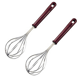 Combo 2 dụng cụ đánh trứng inox 26cm nội địa Nhật Bản