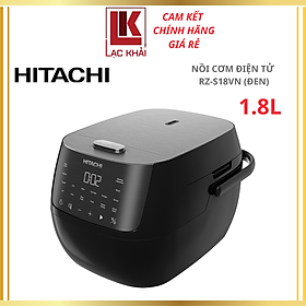 Mua Nồi cơm điện tử Hitachi RZ-S18VN  dung tích 1.8L  màu đen  16 chế độ nấu - Hàng chính hãng