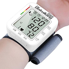 Digital Wrist Blood Pressure Monitor Meters Large LCD Display Automatic