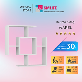 Mua Kệ gỗ trang trí đa năng SMLIFE Warel