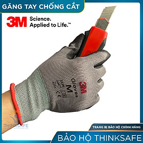 Mua Găng tay thao tác 3M 3 cấp độ  sợi dệt kim  phủ PU bảo vệ tay trong môi trường tôn  kính - Thinksafe