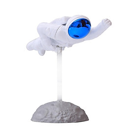 Flying Astronaut Action Figure Sculpture Play Toy Space Ornament for Gift Kids Living Room