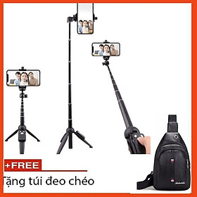 Mua Khuyến mãi - GẬY SELFIE CHỤP ẢNH CARBON TITANIUM BLUETOOTH 4.0 tặng túi chéo da