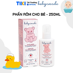Phấn rôm nước với tinh bột bắp Babycoccole 0M+ - 125ml