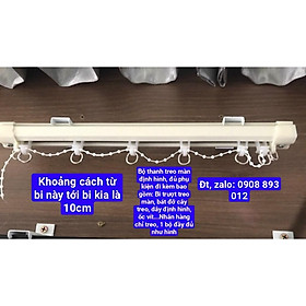 Mua Bộ Thanh Treo Màn Cửa Dài 3m Đủ Phụ Kiện Đi Kèm