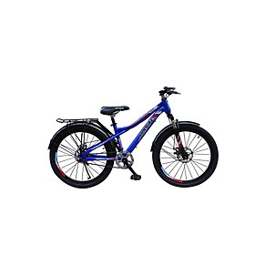 Xe đạp thể thao SMN J2408 - khung sắt - bánh 24 inch - 9 đến 11 tuổi - chiều cao từ 135-145cm