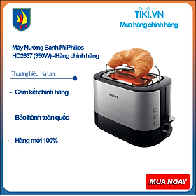 Máy Nướng Bánh Mì Philips HD2637 (950W) - Hàng chính hãng