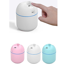 Máy phun sương tạo độ ẩm không khí mini dung tích 220ml dùng trong nhà/văn phòng+ tặng kèm quạt USB